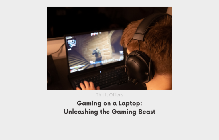 Gaming on a Laptop Unleashing the Gaming Beast