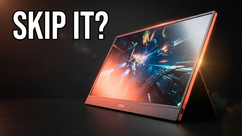 Affordable Portable Monitor for Gaming & Travel | MSI PRO MP165 E6 Review