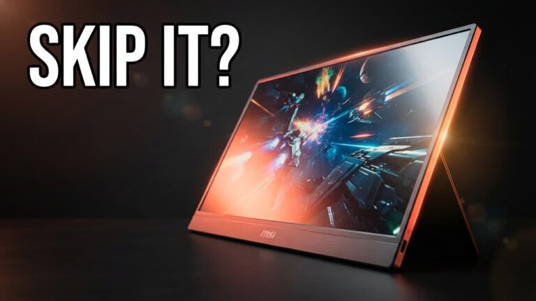Affordable Portable Monitor for Gaming & Travel | MSI PRO MP165 E6 Review