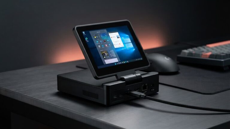 AM01S Mini PC: World's First Flip Screen Design!