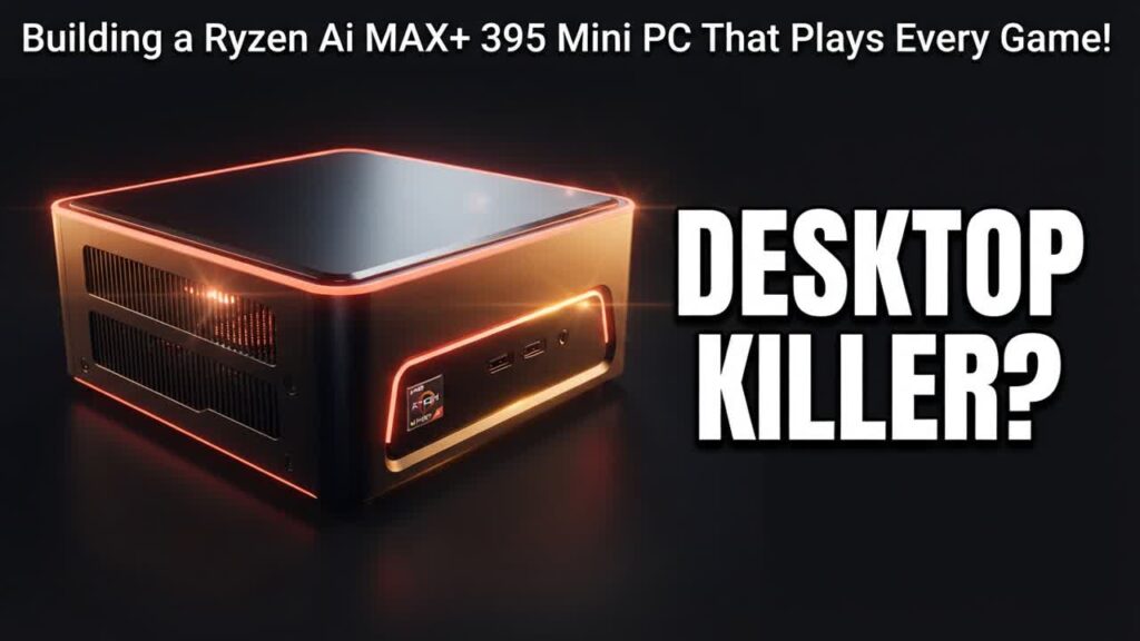 Building a Ryzen Ai MAX+ 395 Mini PC That Plays Every Game!