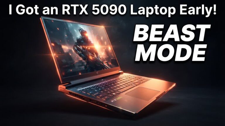 I Got an RTX 5090 Laptop Early!