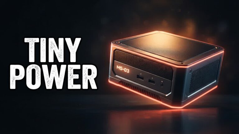 MS-03 Hands On First Look! Desktop GPU Power in a Mini PC