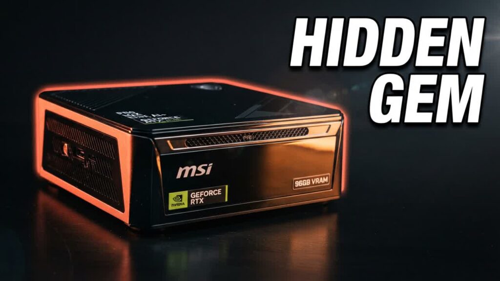 MSI Pro Max Edge AI+ First Look, They Put Put 96GB of VRAM in a Mini PC!