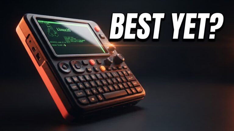 Pocket Term35 First Look! A DIY Linux Handheld