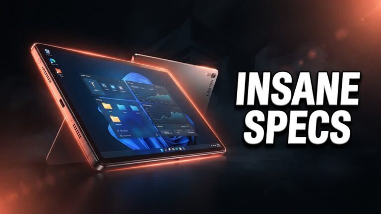 The New 2025 Legion Tab 4 Is Also Powerful Desktop PC!