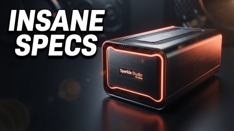 Thunderbolt 5 eGPU Is Here! Sparkle Studio G Ultra 850 Tested