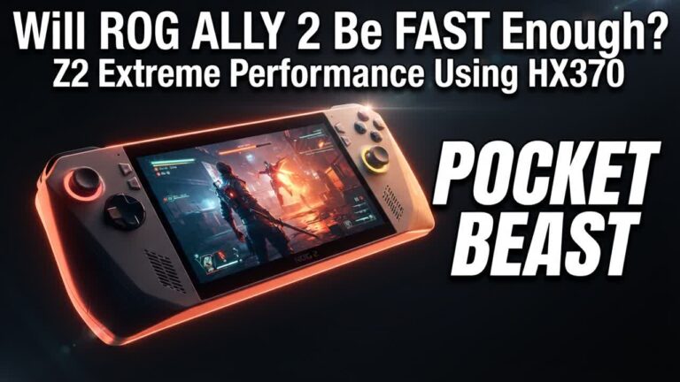 Will ROG ALLY 2 Be FAST Enough? Z2 Extreme Performance Using HX370