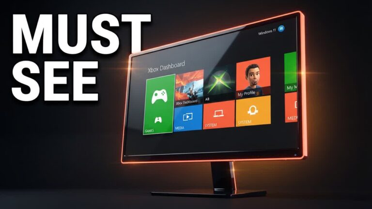 Xbox 360 Metro Dashboard UI For Windows 11!